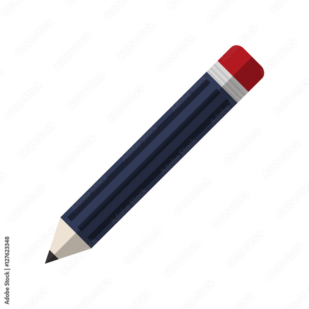 Pencil tool icon. Write office object and instrument theme. Isolated design. Vector illustration Pencil tool icon. Write office object and instrument theme. Isolated design. Vector illustration