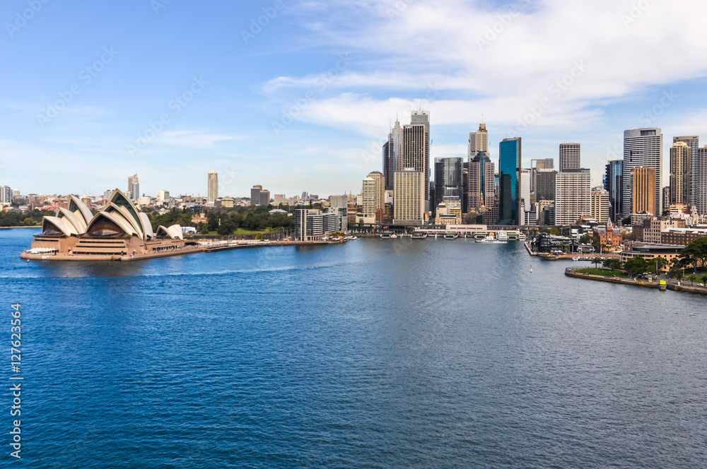 View of the Opera House and CBD in Sydney, Australia
