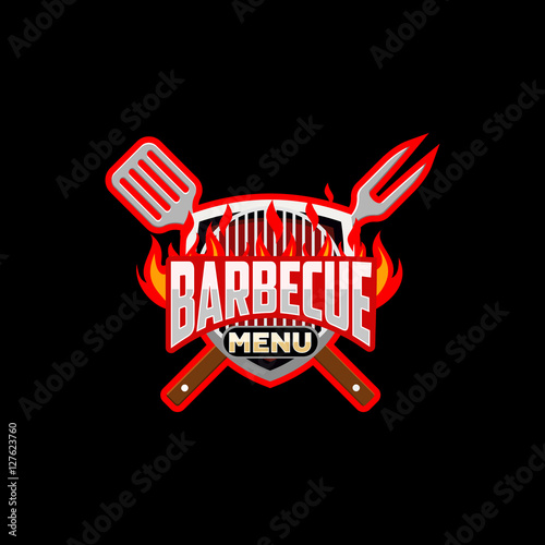 barbecue menu logo