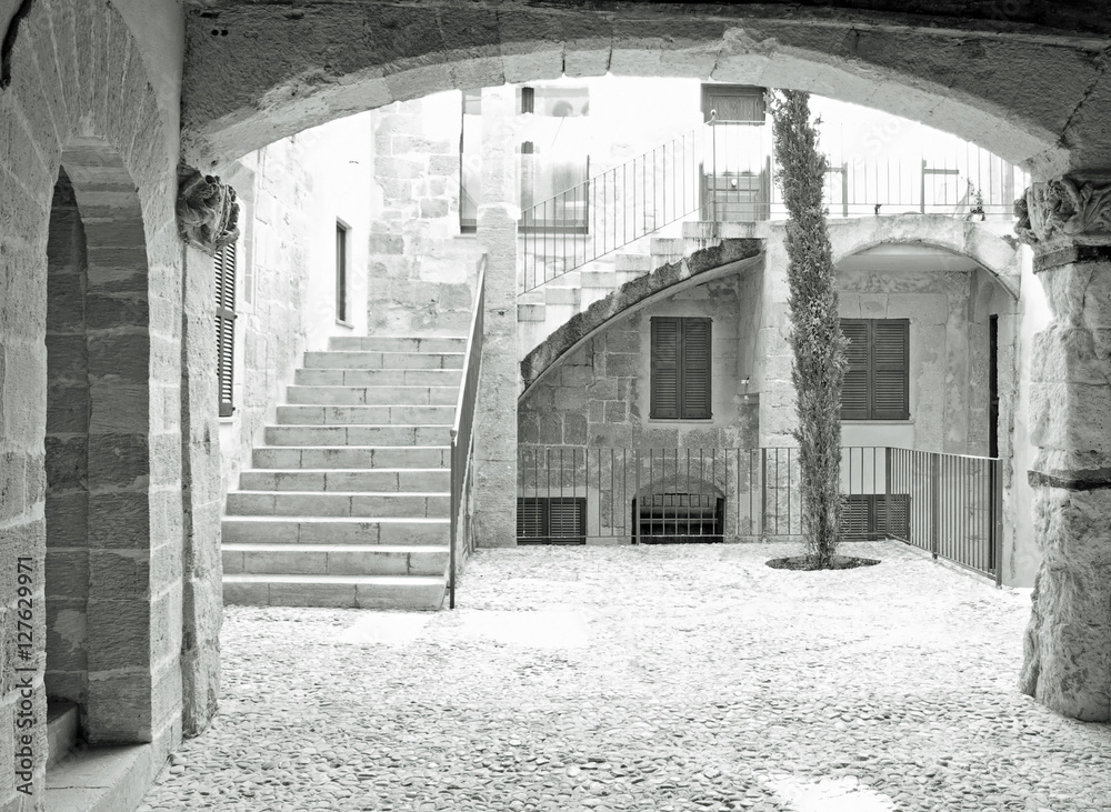 Obraz premium Traditional stone house in Majorca, Spain