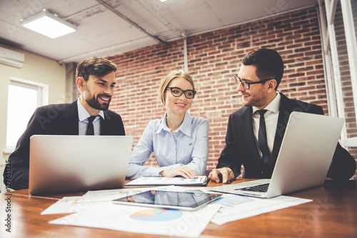 Business people working