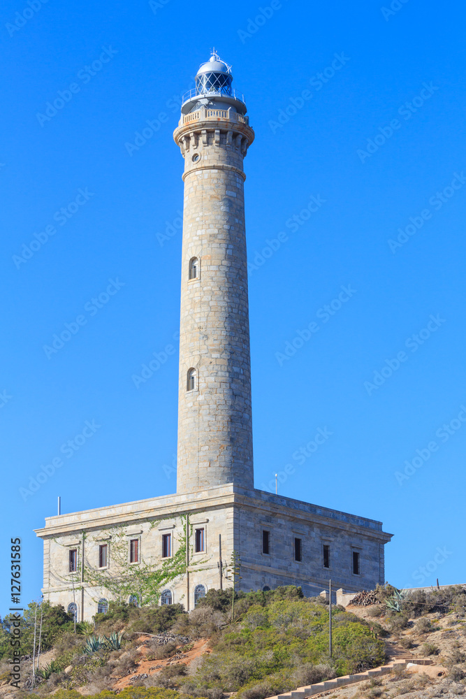 Cabo de Palos lighthouse (Spain).