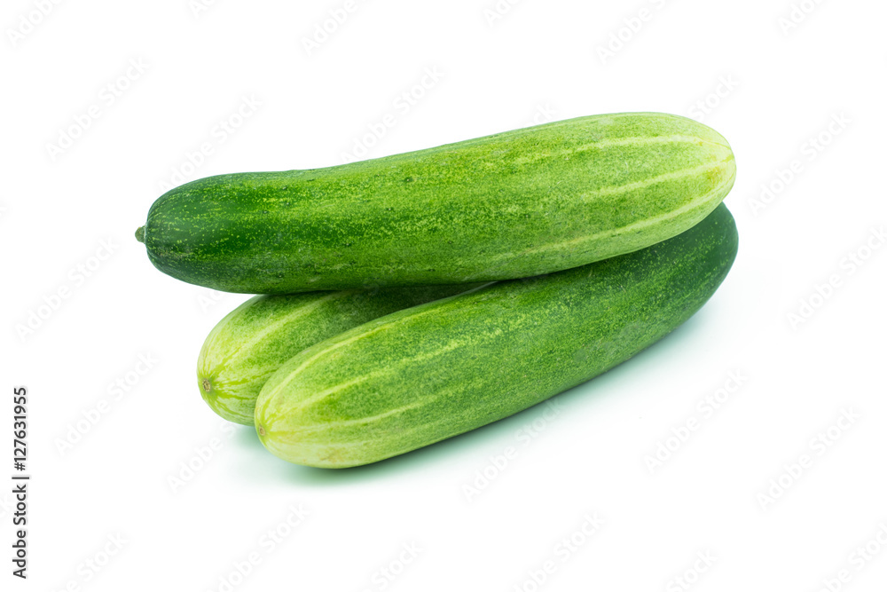 fresh cucumbers isolated on white fresh cucumbers isolated on white