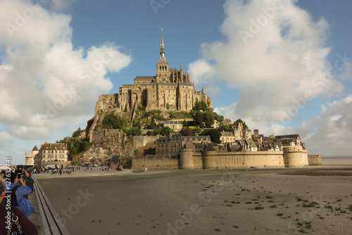 Panoramic view of famous Le Mont Saint-Michel