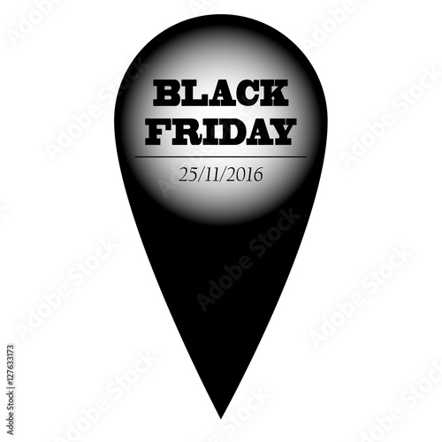 Map pointer Black friday Sale photo