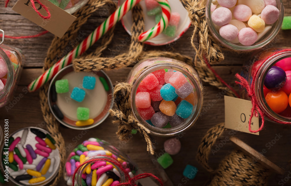 Obraz premium Candy Christmas Gifts