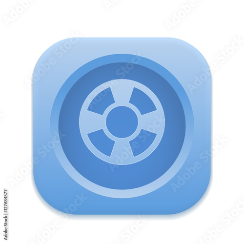 App Button - Round Square