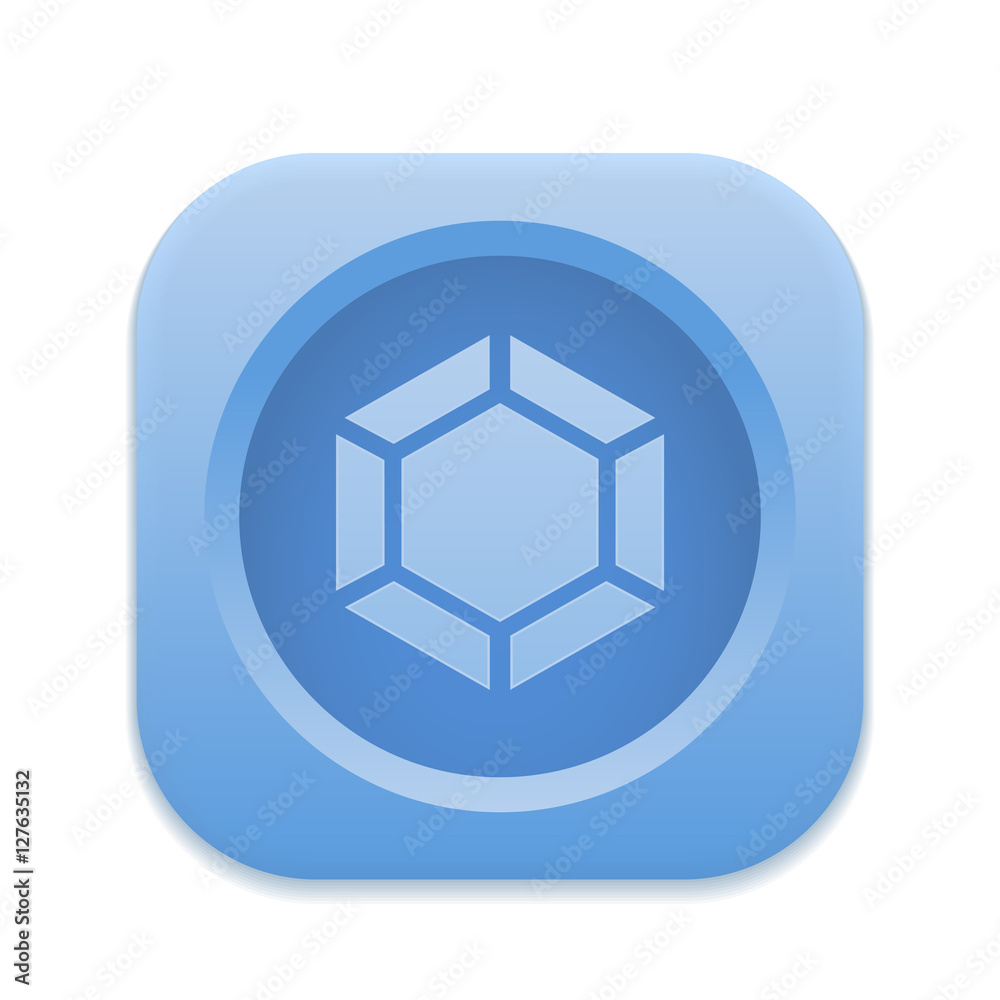 App Button - Round Square App Button - Round Square