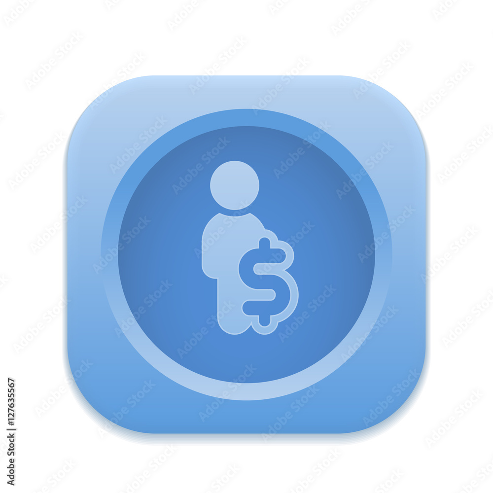 App Button - Round Square App Button - Round Square