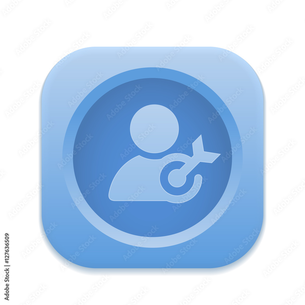 App Button - Round Square App Button - Round Square