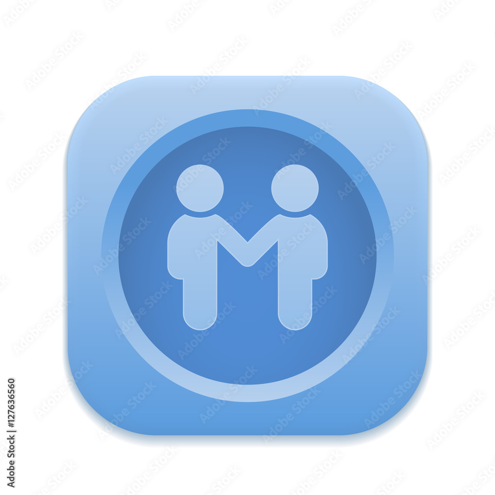 App Button - Round Square App Button - Round Square
