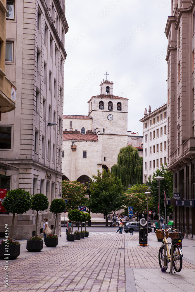 Naklejka premium Widok na Santander