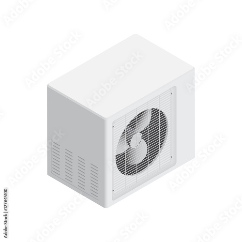 air conditioner Isometric Vector Illustration