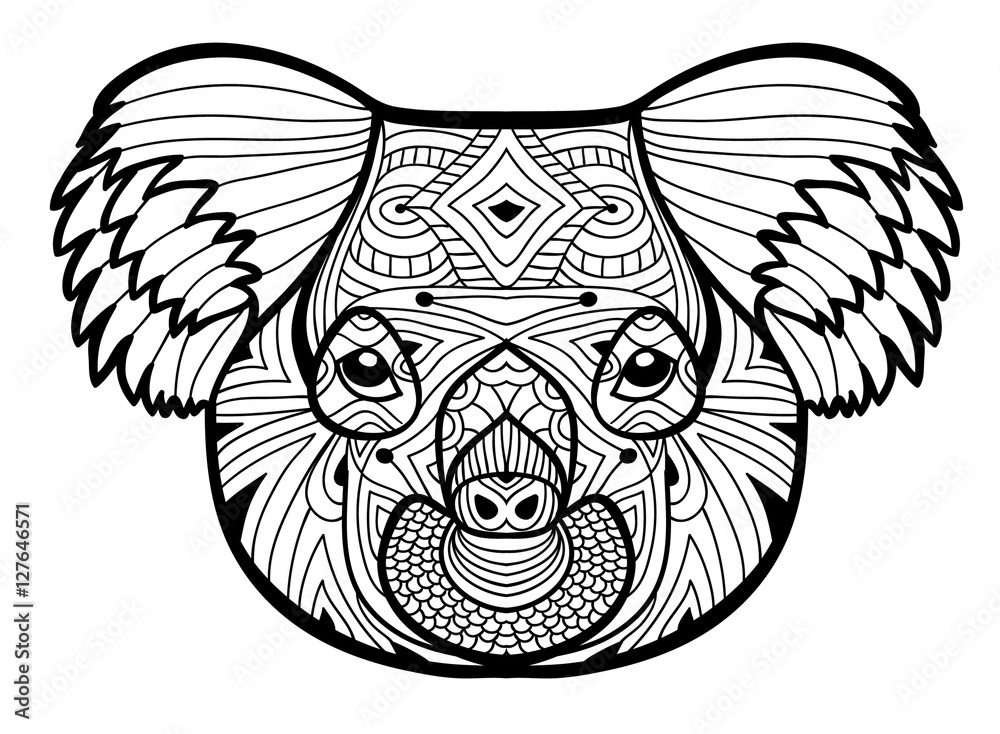 Totem Pole Animals Coloring Pages