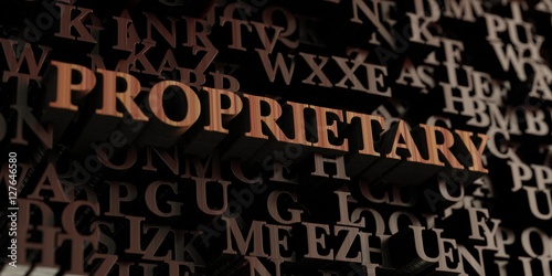 Proprietary - Wooden 3D rendered letters/message. Can be used for an online banner ad or a print postcard.