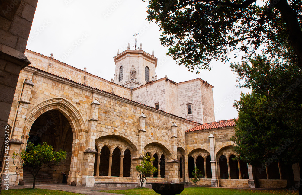 Ghotic Cloister of the Santander cathedral