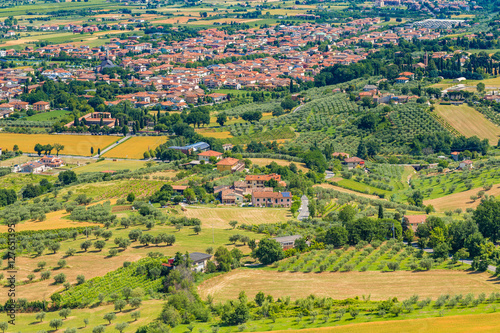countryside of Romagna in Italy