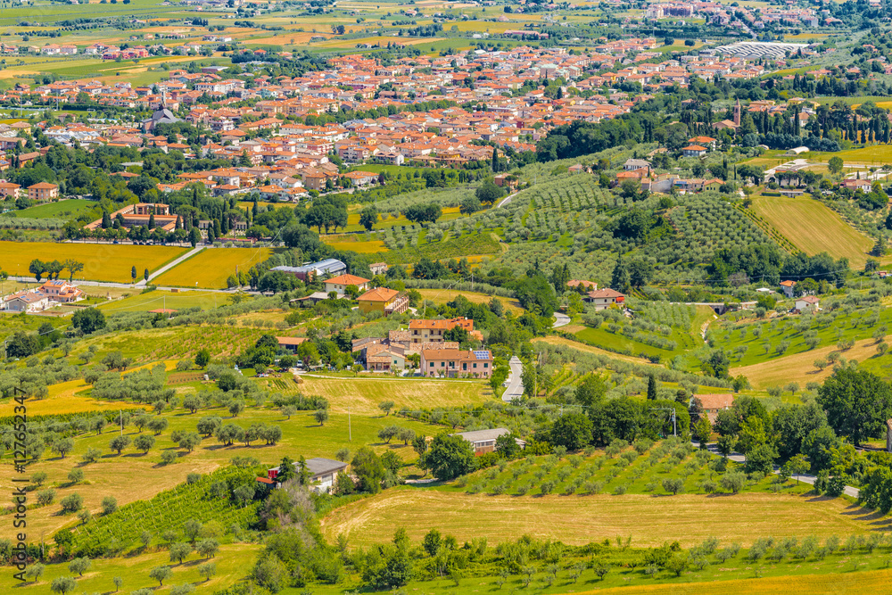 countryside of Romagna in Italy