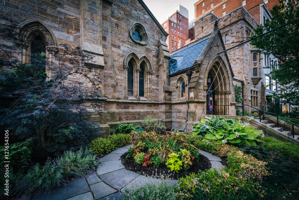Fototapeta premium Emmanuel Episcopal Church, in Back Bay, Boston, Massachusetts.