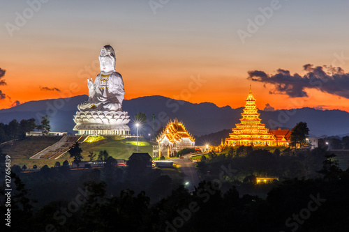 Wat Huay Pla Kang, Chinese temple in Chiang Rai Province, Thailand © Southtownboy Studio