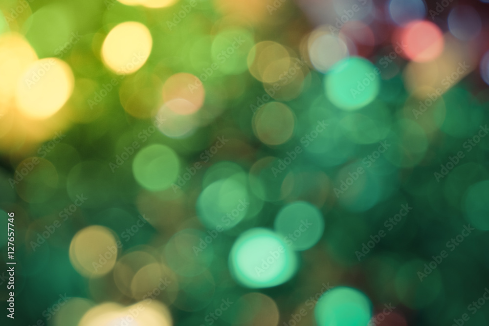 Abstract bokeh background of Christmas tree Abstract bokeh background of Christmas tree