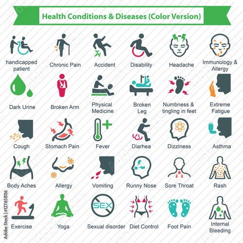 Health Conditions & Diseases (Color Version)