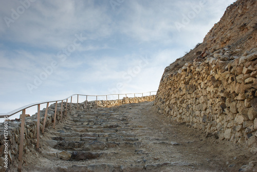 Ruins of Herodium or Herodion  the fortress of Herod  the Great 