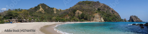 Panoramic view of Koka beach, Flores, Nusa Tenggara, Indonesia