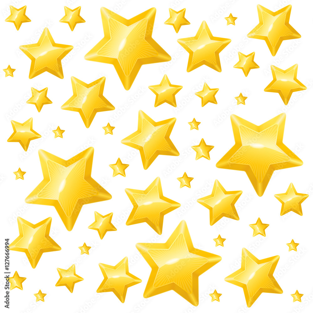 Golden Star Background Wallpaper or Card. Vector Golden Star Background Wallpaper or Card. Vector