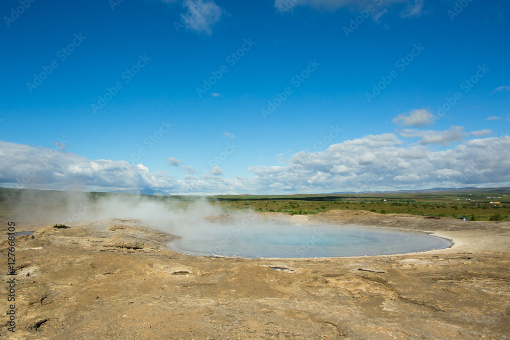 Sleep geyser in Iceland