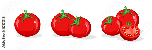 Vászonkép Tomato set