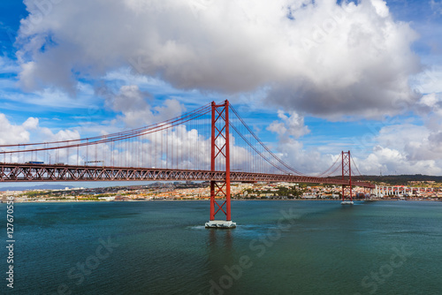 Lisbon and 25th of April Bridge - Portugal