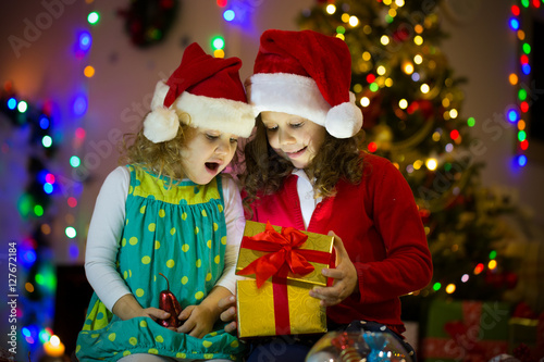 kids in christmas day