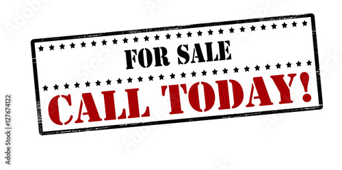 For sale call today