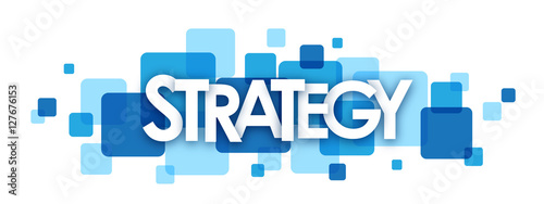 "STRATEGY" Letters Icon 