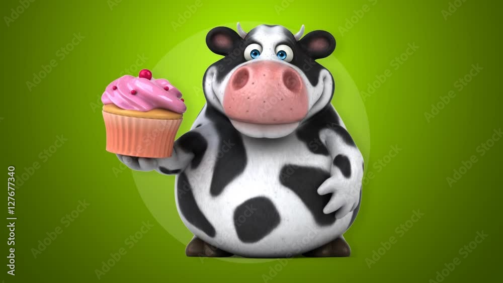 Fun cow - 3D Animation