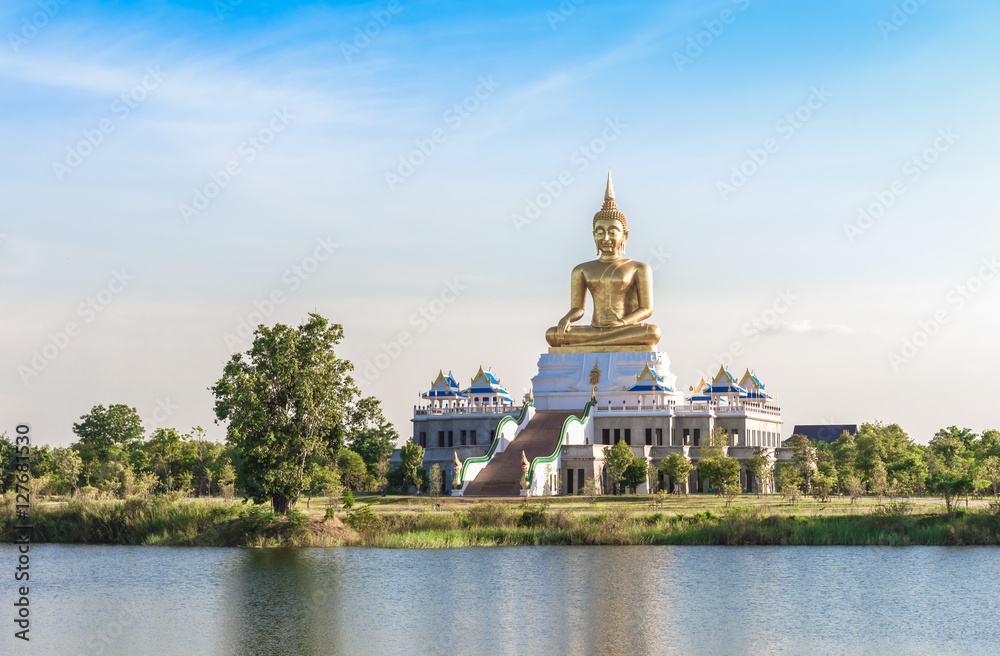 Thai Buddha statue in thailand. public places Thai Buddha statue in thailand. public places
