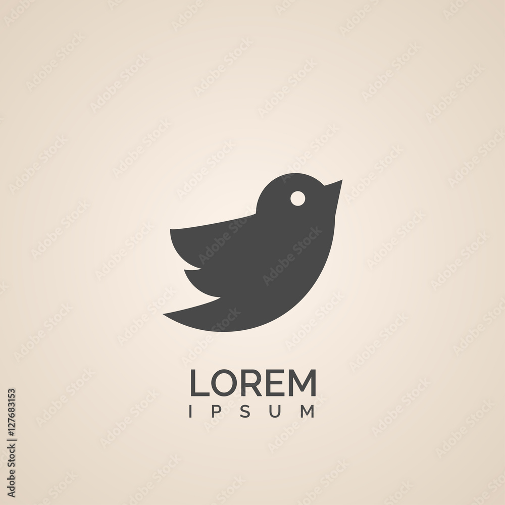 Fototapeta premium bird icon design