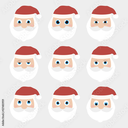 Santa Claus collection of Christmas.