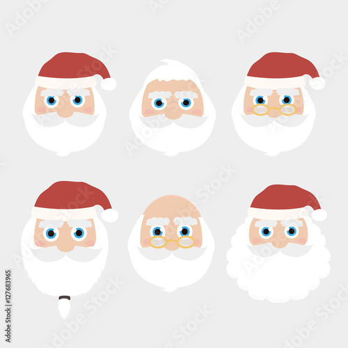 Santa Claus collection of Christmas.