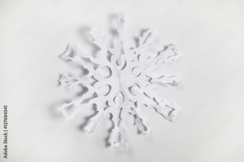 Fine paper snowflake