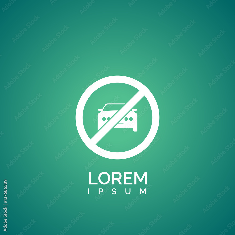 forbidden car icon forbidden car icon