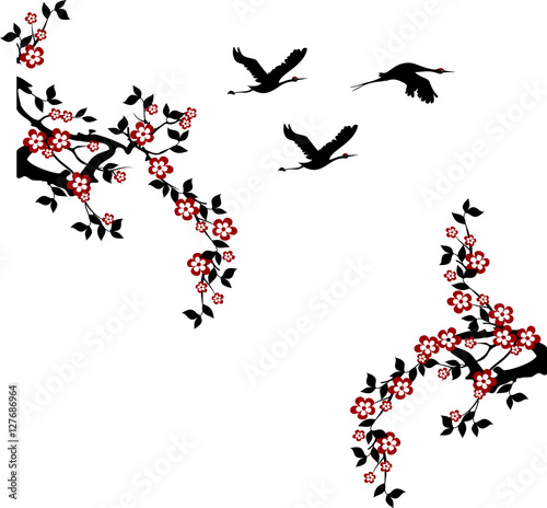 tree branches with birds