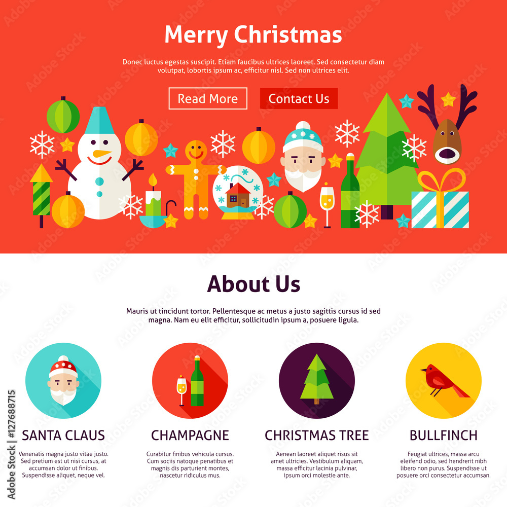 Merry Christmas Website Design Merry Christmas Website Design