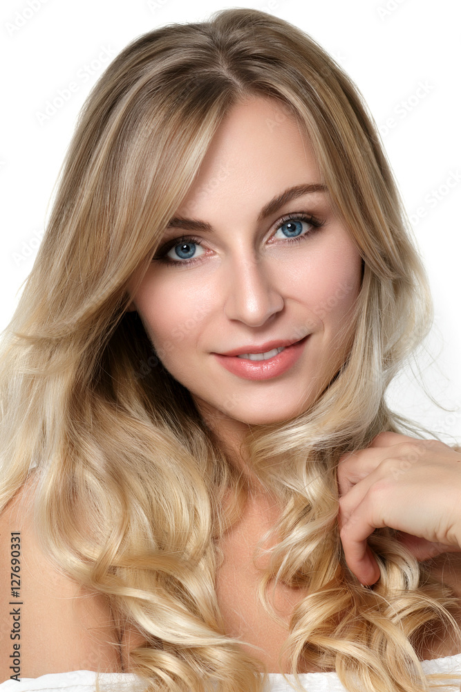 Portrait of beautiful blonde woman Portrait of beautiful blonde woman