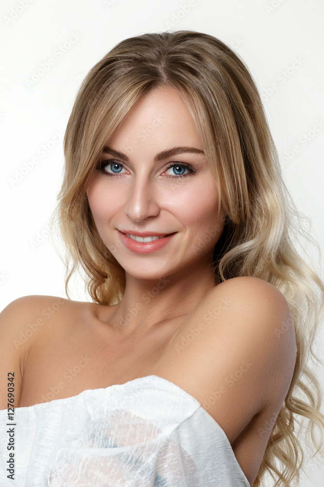 Portrait of beautiful blonde woman Portrait of beautiful blonde woman