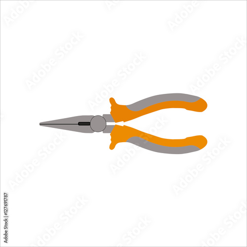 pliers on a white background