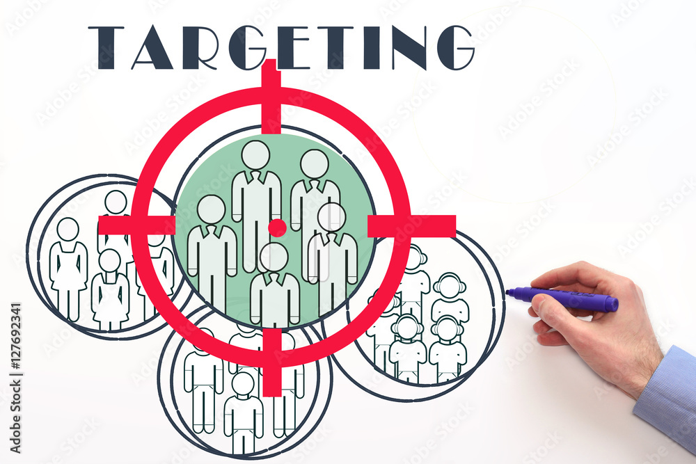 Market targeting. Marketing concept of Choose your audience. Stock Photo |  Adobe Stock