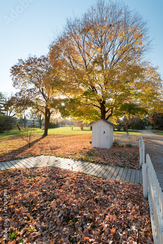 Foto Outhouse at Herbert Herbert Hoover National Historic Site