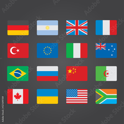 Flags vector of the world Free Download Flags vector of the world - GFXLoad